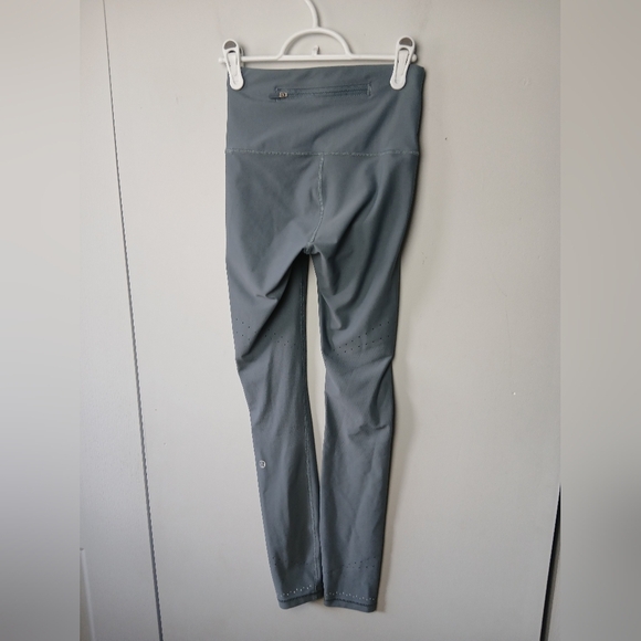 Lululemon Zoned In Tight *27" Color Blue Charcoal Size 4 Style Number: W5BBNS - Picture 5 of 16